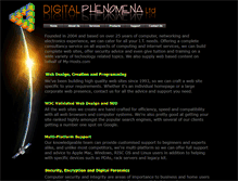 Tablet Screenshot of digitalphenomena.co.uk